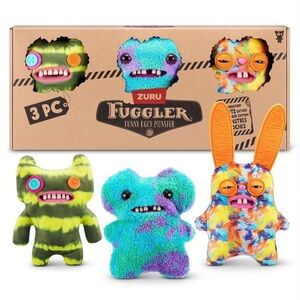 NIB Fuggler Laboratory Misfits Plush pack of 3 - 9”
